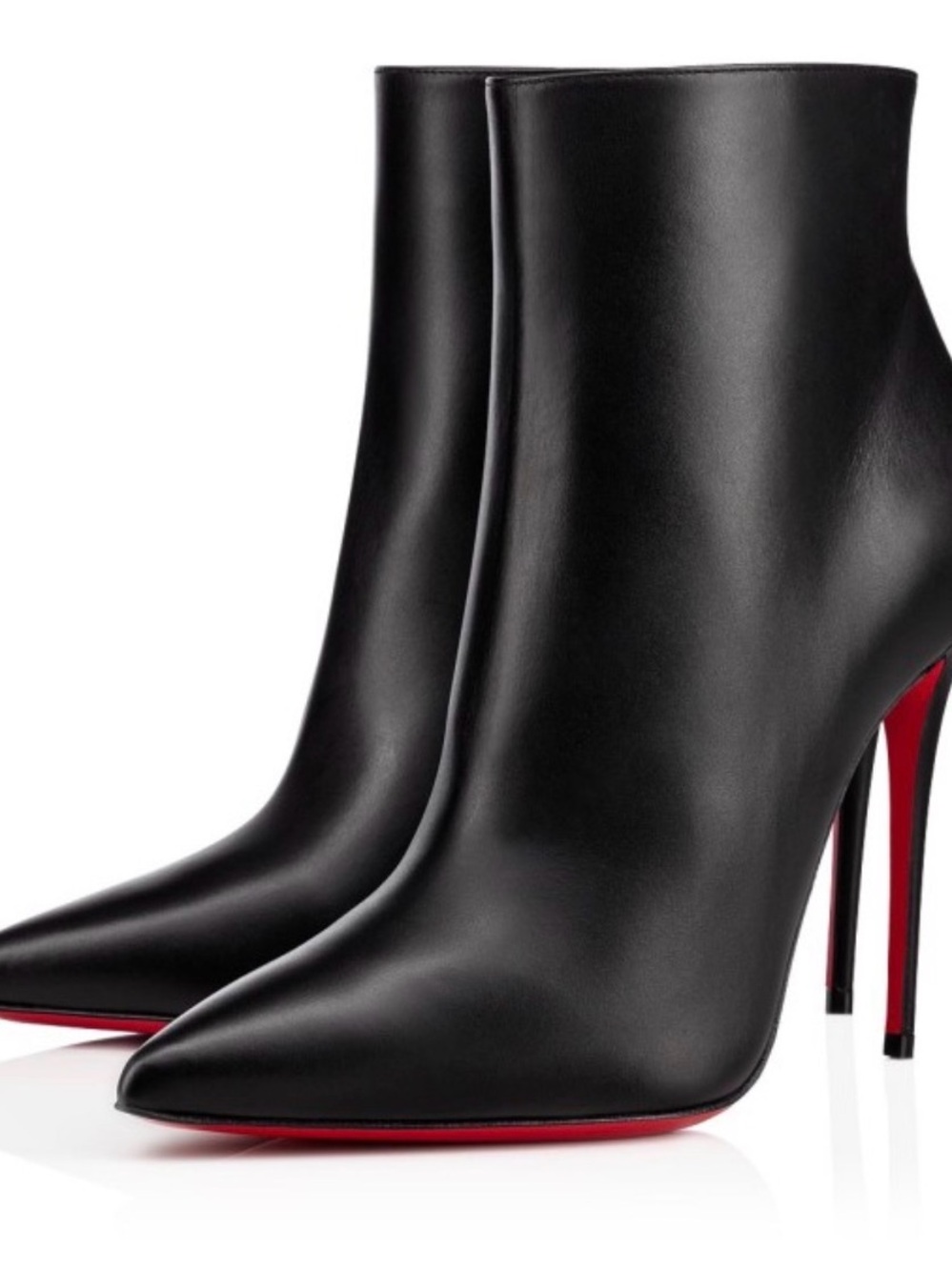 So Kate Booty
100 mm Low boots - Calf leather - Black - Women with Red Sole